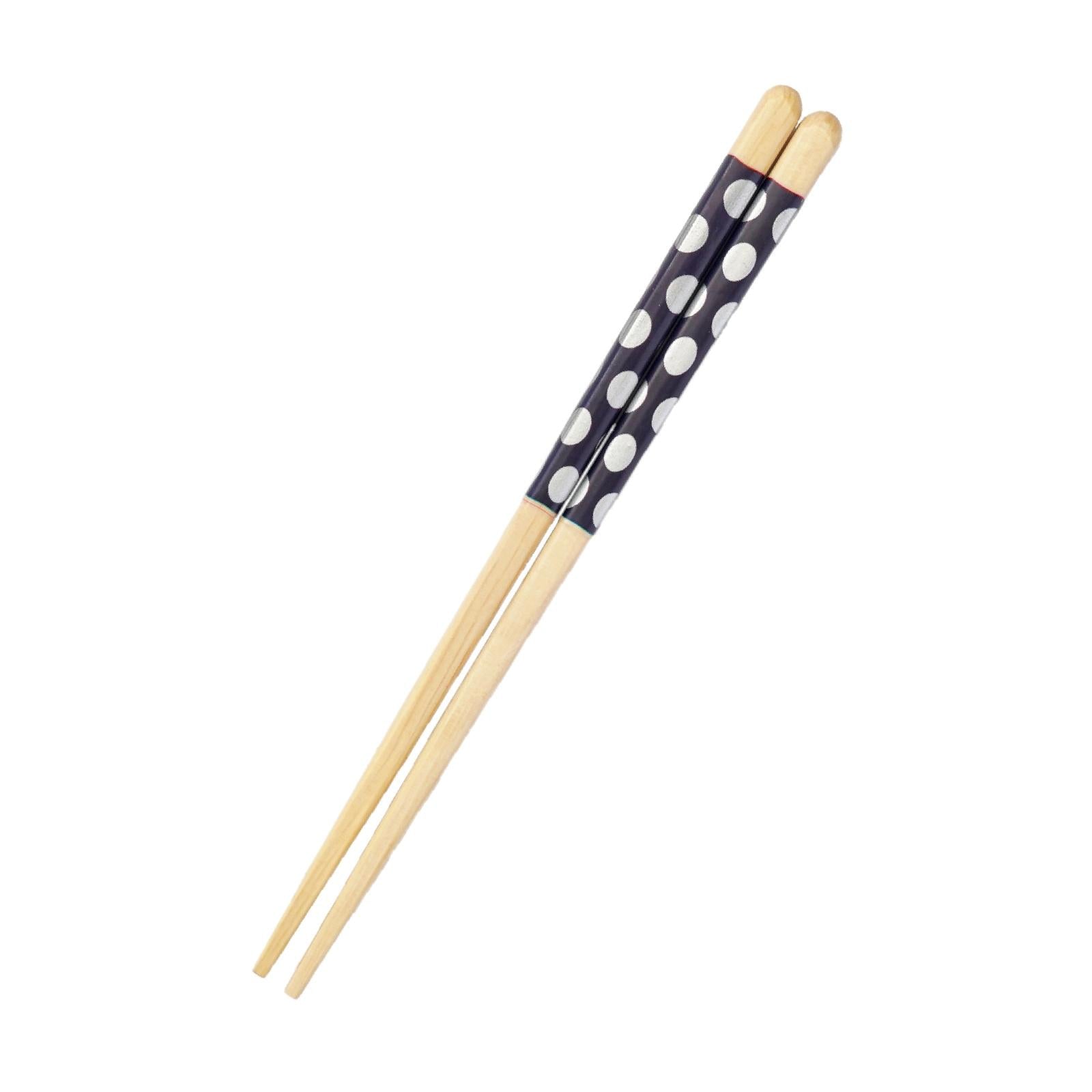 Children's Chopsticks Dishwasher Safe Truly Non-Slip Polka Dot 18cm