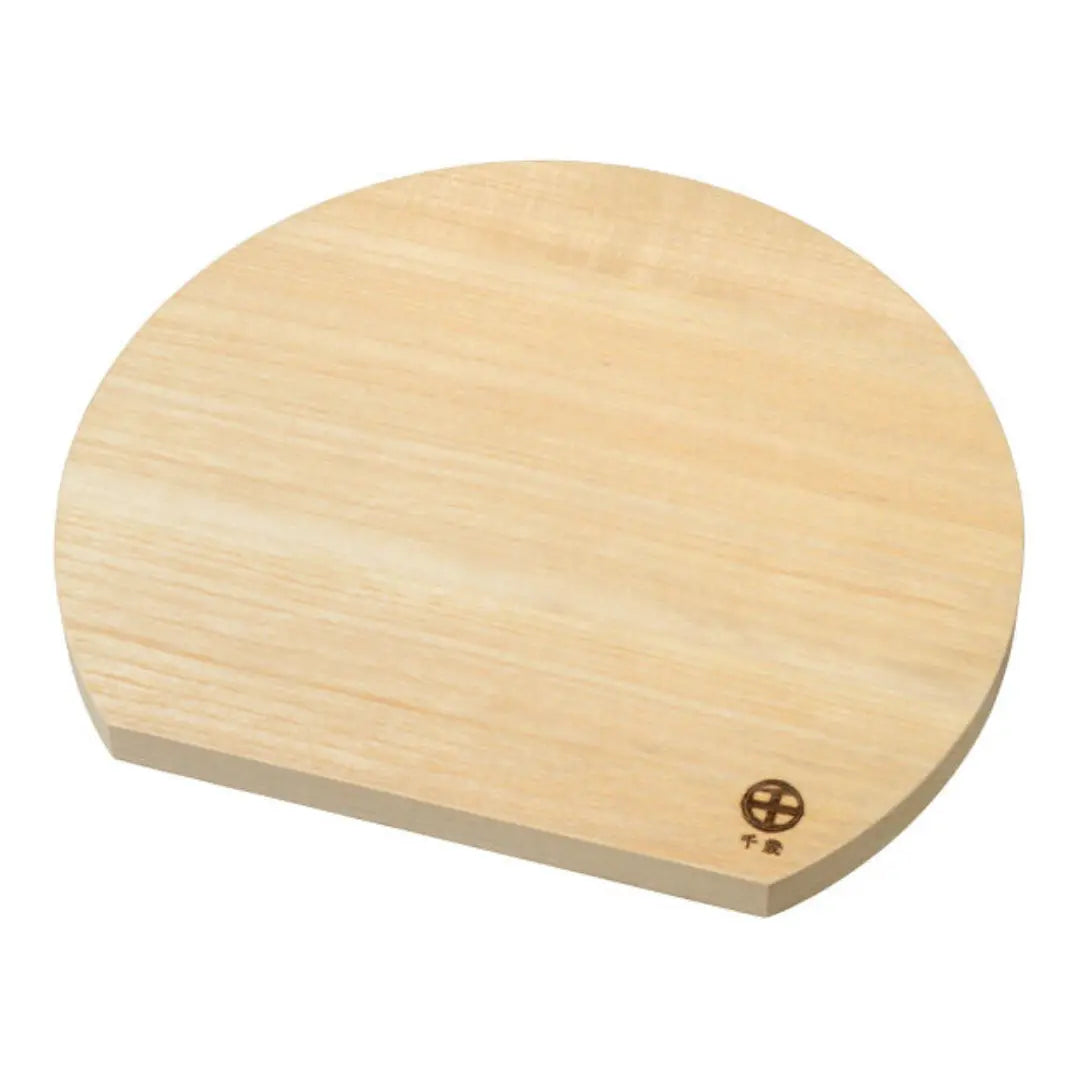 Chitose Wooden Cutting Board Round Shape Chopping Board 30×26cm