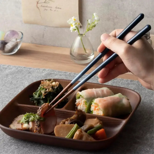Colorful Wooden Chopsticks Dishwasher Safe 23cm (5 Pairs in Gift Box)