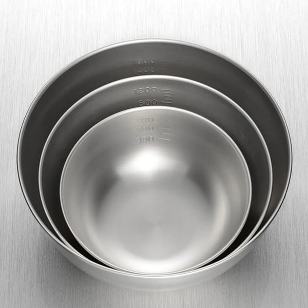 Enzo Stainless Steel Kitchen Mixing Bowl 3-Piece Set 15-21cm