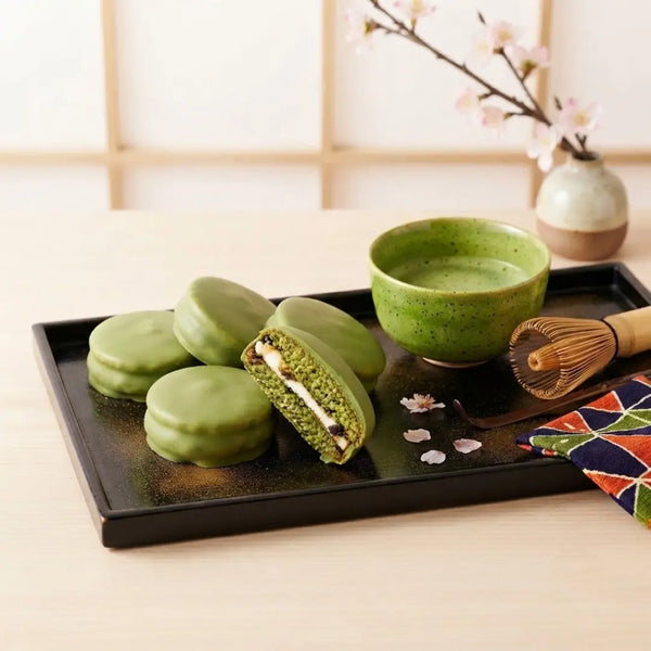 Hachimantai Juhyo Matcha Chocolate Coated Individual Marshmallow Cake (Pack of 6)