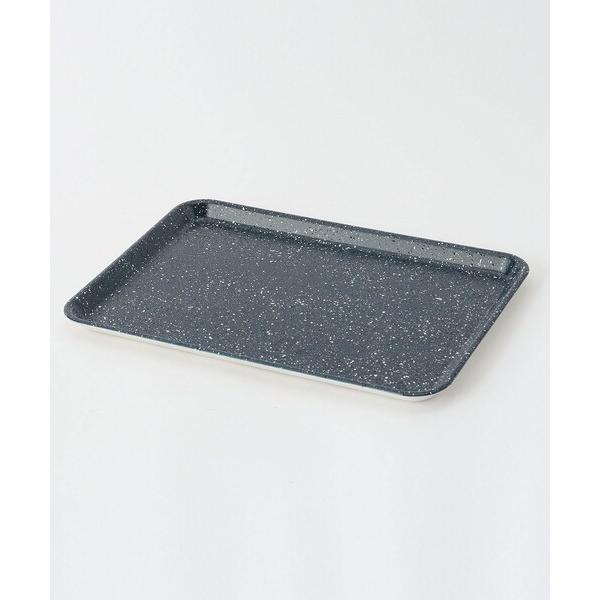 Handmade Stone Style Kishu Lacquerware Tray Non-Slip Navy Blue