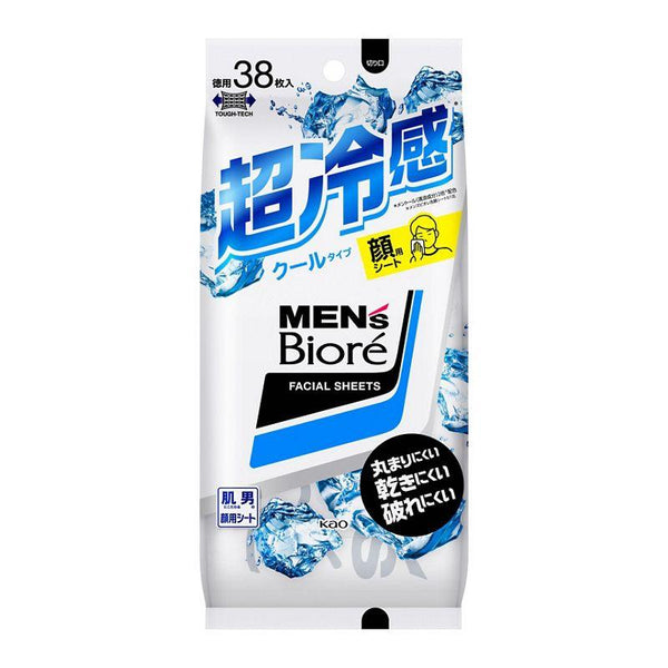 Kao Men's Bioré Facial Sheet Cool 38 Sheets