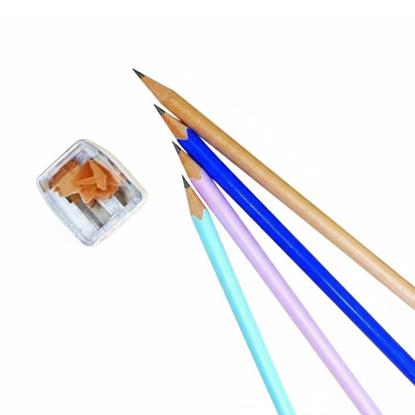 Kitaboshi Double Pencil Sharpener for Regular & Thick Pencils