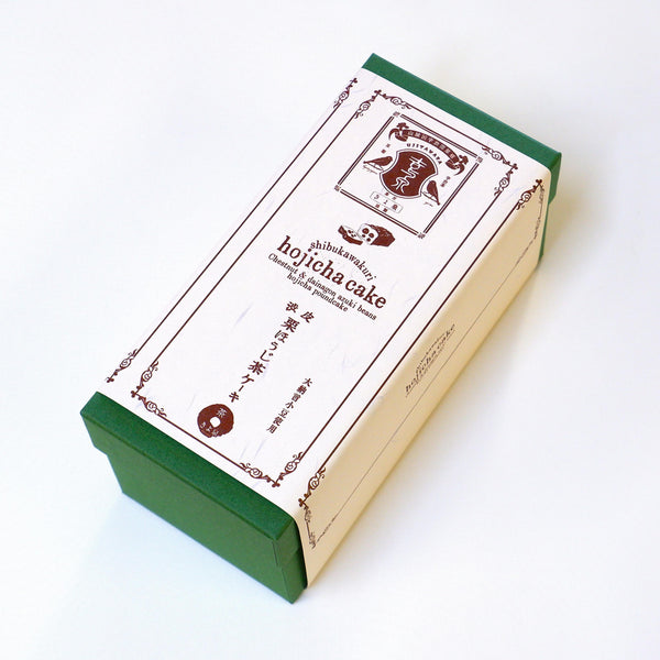 Kiyosen Handmade Hojicha Pound Cake With Azuki & Whole Chestnuts 450g