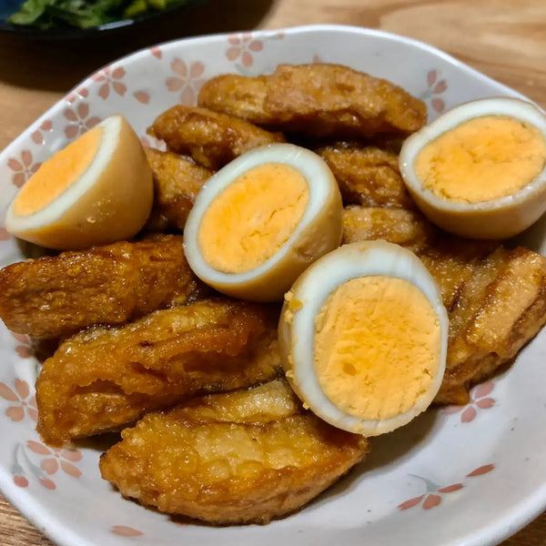 Kurumafu Vegan Wheat Gluten Rings High-Protein Meat Alternative 6 Pieces