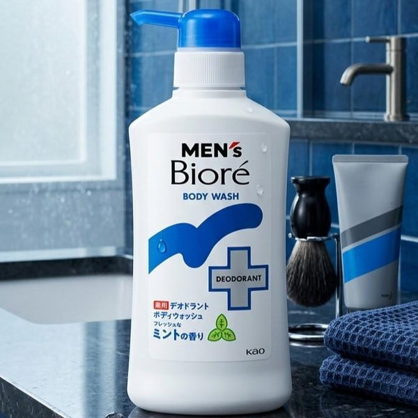 Men’s Bioré Deodorant Body Wash Sweat and Odor Body Cleanser 420ml