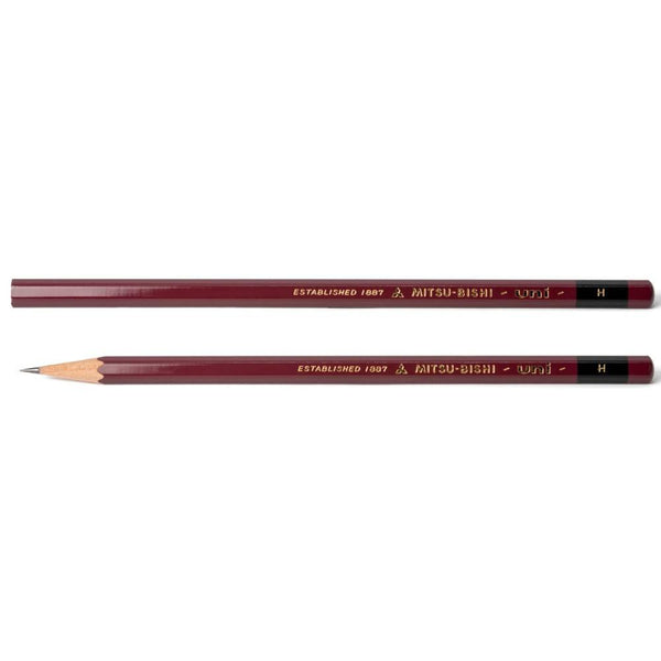 Mitsubishi Uni Star Japanese Graphite Pencils H 12 Pieces