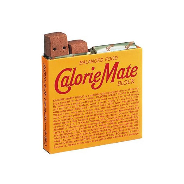 Otsuka Calorie Mate Block Balanced Nutrition Food Chocolate 4 Bars