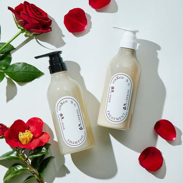 RinRen Treatment Rose & Tsubaki Vegan Hair Repair Treatment 480ml