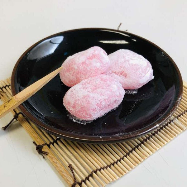 Seiki Bite Sized Daifuku Mochi Snack Amaou Strawberry Flavor 130g