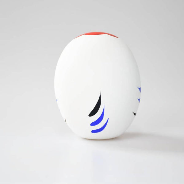 Shirakawa Zodiac Daruma Doll Cute White Bird Good Luck Charm 8.5cm