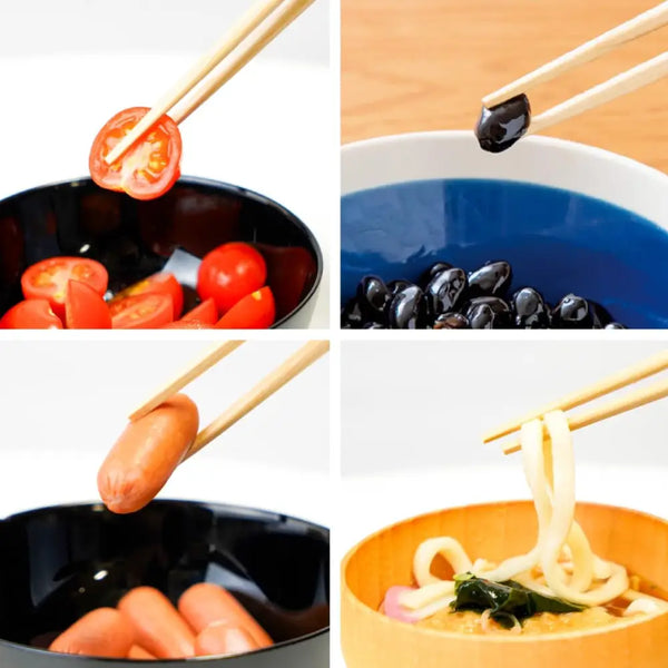 Children's Wooden Chopsticks Non-Slip Easy Grip Dinosaur Green 18cm